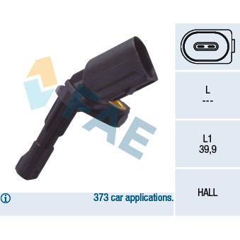 Слика на Сензор ABS FAE 78102 за Skoda Octavia (1Z3) 1.4 - 75 коњи бензин