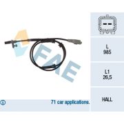 Слика 1 на Сензор ABS FAE 78118