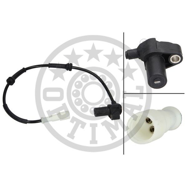 Слика на Сензор ABS OPTIMAL 06-S162 за Renault Clio 2 1.2 16V (BB05, BB0W, BB11, BB27, BB2T, BB2U, BB2V, CB05...) - 75 коњи бензин