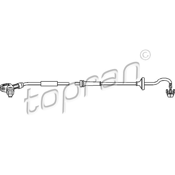 Слика на Сензор abs TOPRAN 110 489