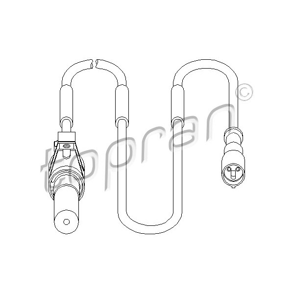 Слика на Сензор ABS TOPRAN 207 451 за Opel Corsa B 1.7 D - 60 коњи дизел