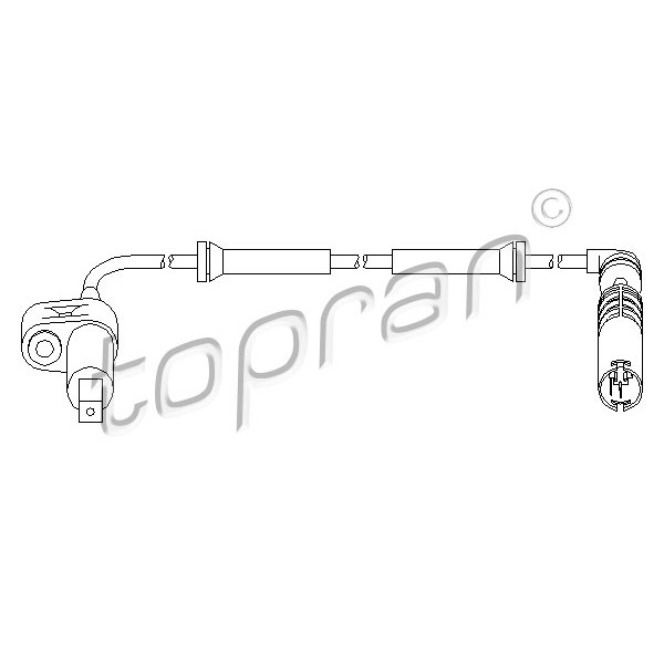 Слика на Сензор ABS TOPRAN 500 979 за BMW 3 Touring E46 330 i - 231 коњи бензин