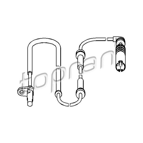 Слика на Сензор ABS TOPRAN 501 080 за BMW 5 Sedan E60 525 d - 177 коњи дизел