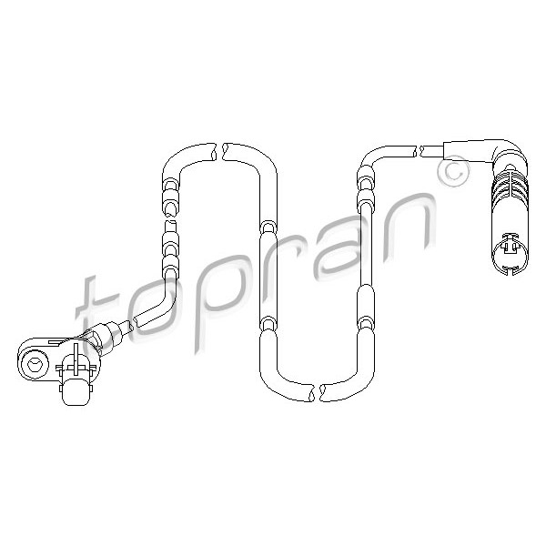 Слика на Сензор ABS TOPRAN 501 237 за BMW 3 Compact E46 320 td - 150 коњи дизел