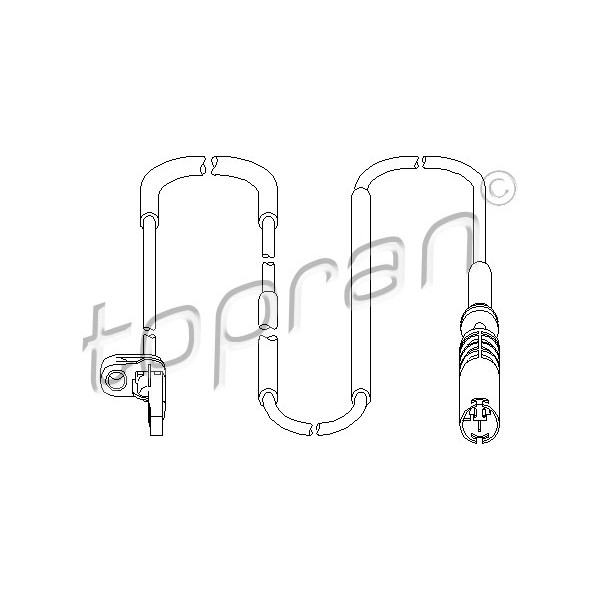 Слика на Сензор ABS TOPRAN 501 466 за BMW 3 Touring E91 320 i - 170 коњи бензин