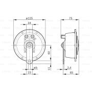 Слика 2 на сирена BOSCH 0 320 226 008