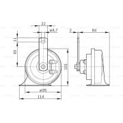 Слика 2 на сирена BOSCH 0 986 AH0 501