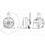 Слика 2 на сирена BOSCH 9 320 335 019