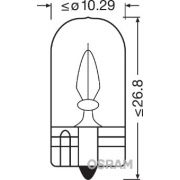 Слика 1 $на Сијалица за габарит, рег.табла, паркинг светла OSRAM Original 2841