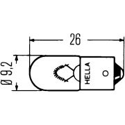 Слика 2 $на Сијалица за светло во кабина HELLA 8GP 002 067-061