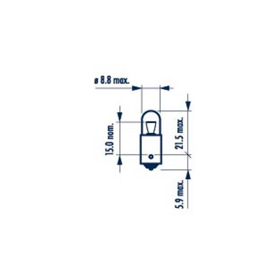 Слика на сијалица за светло во кабина NARVA 17131 за камион Iveco Daily 1 Box 35-8 (14934104, 14934111, 14934204, 14934205, 14934211, 1493 - 84 коњи дизел