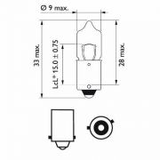 Слика 3 на сијалица за светло во кабина PHILIPS 12036B2