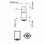 Слика 3 на сијалица за светло во кабина PHILIPS 12929B2