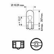 Слика 3 на сијалица за светло во кабина PHILIPS 12961B2