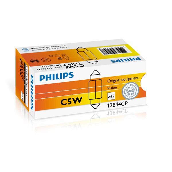 Слика на Сијалица за светло на рег. табла и рикверц PHILIPS 12844CP