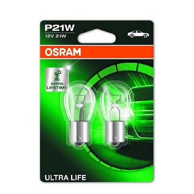 Слика на сијалица за стоп светла, рикверц OSRAM ULTRA LIFE 7506ULT-02B за Lada Cevaro (2108, 2109) 1300 - 61 коњи бензин