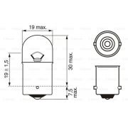 Слика 5 на сијалица за стоп светла и габарити BOSCH 1 987 302 204