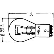 Слика 2 на сијалица за стоп светла и габарити HELLA 8GD 002 078-121