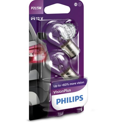 Слика на сијалица за стоп светла и габарити PHILIPS VisionPlus 12499VPB2 за Renault Clio 2 1.2 16V (BB05, BB0W, BB11, BB27, BB2T, BB2U, BB2V, CB05...) - 75 коњи бензин