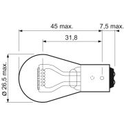 Слика 2 на сијалица за стоп светла и габарити VALEO ESSENTIAL 032207