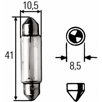 Слика на Сијалица за трепкачи и стопови HELLA 8GM 002 091-131