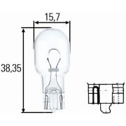 Слика 1 на сијалица за трепкачи HELLA 8GA 008 246-001