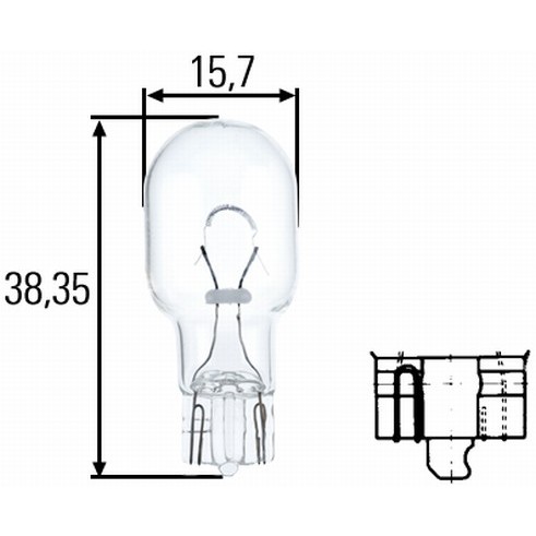 Слика на сијалица за трепкачи HELLA 8GA 008 246-001 за Jaguar XE (x760) 2.0 - 250 коњи бензин