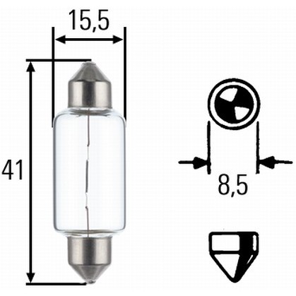 Слика на Сијалица за трепкачи HELLA 8GM 002 091-121