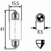 Слика 1 $на Сијалица за трепкачи HELLA 8GM 002 091-121