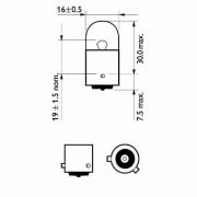 Слика 3 на сијалица за трепкачи PHILIPS 12093NACP