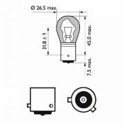 Слика 3 на сијалица за трепкачи PHILIPS 12496NAB2