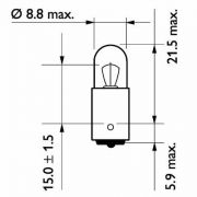 Слика 3 $на Сијалица за трепкачи PHILIPS 13929CP