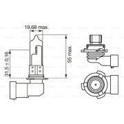 Слика 5 $на Сијалица за фарови и халогенки BOSCH 1 987 302 153