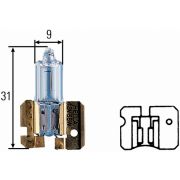 Слика 1 на сијалица за фарови и халогенки HELLA 8GH 002 857-121