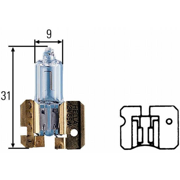 Слика на сијалица за фарови и халогенки HELLA 8GH 002 857-241 за камион Renault Magnum E.TECH 480.24 - 472 коњи дизел