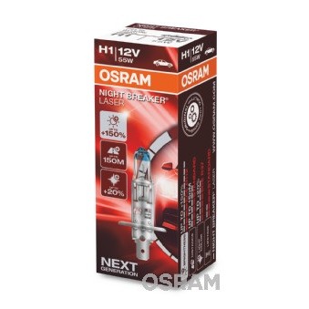 Слика на сијалица за фарови и халогенки OSRAM NIGHT BREAKER® LASER next generation 64150NL за Nissan Kubistar Box 1.5 dCi - 82 коњи дизел
