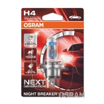 Слика на сијалица за фарови и халогенки OSRAM NIGHT BREAKER® LASER next generation 64193NL-01B за Audi 80 Sedan (81, 85, B2) 1.6 GLE - 110 коњи бензин