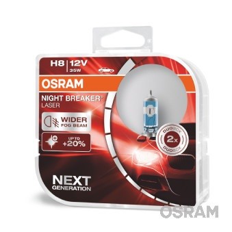 Слика на сијалица за фарови и халогенки OSRAM NIGHT BREAKER® LASER next generation 64212NL-HCB за Audi A8 Limousine (4E) 3.2 FSI - 260 коњи бензин