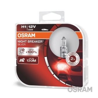 Слика на сијалица за фарови и халогенки OSRAM NIGHT BREAKER® SILVER 64150NBS-HCB за Audi Allroad (4BH, C5) 2.5 TDI quattro - 180 коњи дизел