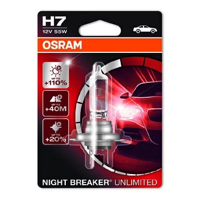 Слика на сијалица за фарови и халогенки OSRAM NIGHT BREAKER UNLIMITED 64210NBU-01B за Ford Focus 3 Turnier 1.0 EcoBoost - 100 коњи бензин