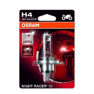 Слика на сијалица за фарови и халогенки OSRAM NIGHT RACER 50 64193NR5-01B за мотор Aprilia Mojito Mojito 150 (RY) - 11 коњи бензин