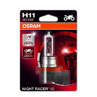 Слика на сијалица за фарови и халогенки OSRAM NIGHT RACER 50 64211NR5-01B за мотор Aprilia Atlantic 250 (SP) - 20 коњи бензин