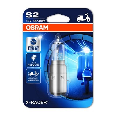 Слика на сијалица за фарови и халогенки OSRAM X-RACER 64327XR-01B за мотор Aprilia Scarabeo AC Ditech (SC) - 4 коњи горична смес