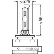 Слика 3 на сијалица за фарови и халогенки OSRAM XENARC® NIGHT BREAKER® LASER 66140XNL