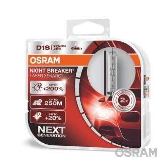 Слика на сијалица за фарови и халогенки OSRAM XENARC® NIGHT BREAKER® LASER 66140XNL-HCB за Alfa Romeo 166 Sedan 2.0 T.Spark (936A3A__) - 155 коњи бензин