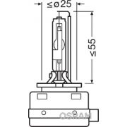 Слика 3 на сијалица за фарови и халогенки OSRAM XENARC ORIGINAL 66548