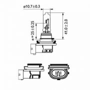 Слика 3 на сијалица за фарови и халогенки PHILIPS 12361C1