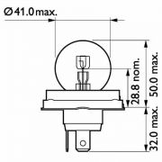 Слика 3 на сијалица за фарови и халогенки PHILIPS 13620C1