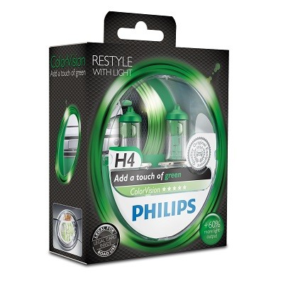 Слика на Сијалица за фарови и халогенки PHILIPS ColorVision 12342CVPGS2