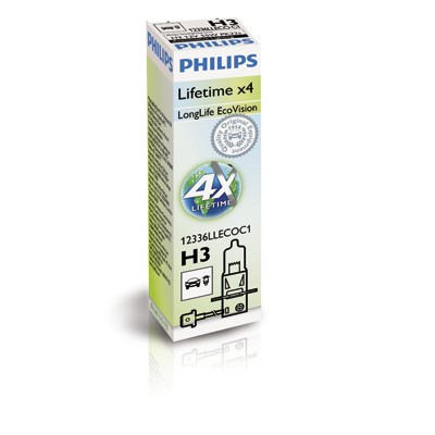 Слика на сијалица за фарови и халогенки PHILIPS LongLife EcoVision 12336LLECOC1 за Lancia Dedra SW (835) 2.0 16V (835ED) - 139 коњи бензин